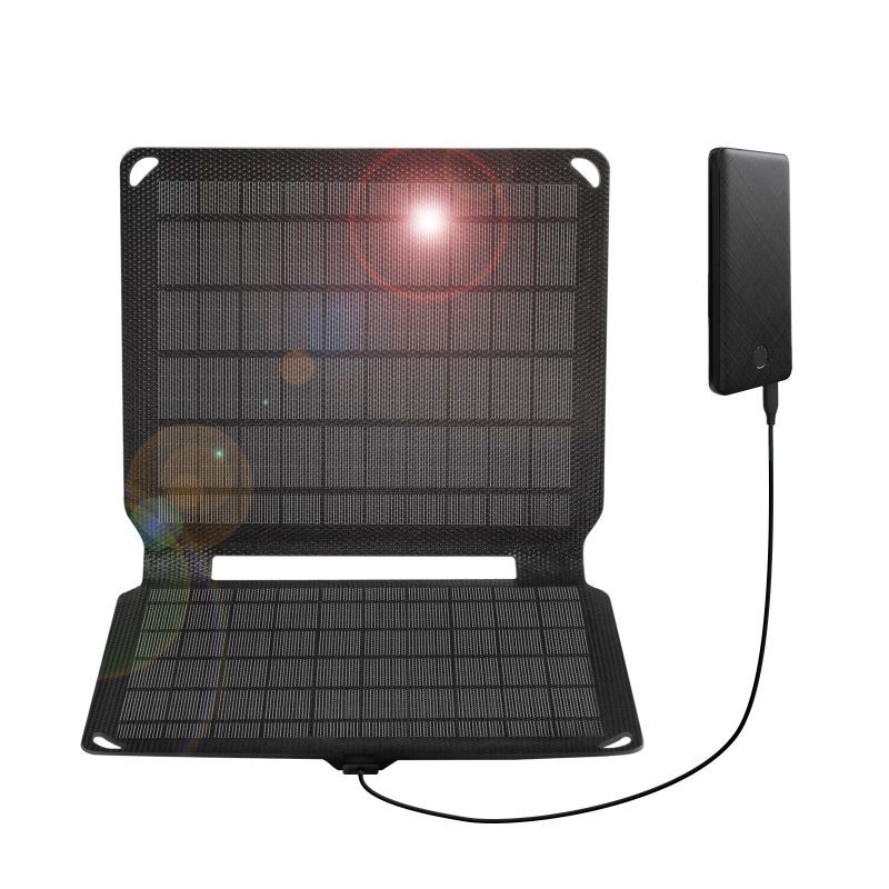 Photo 1 of AS-IS - FlexSolar 10W Portable Solar Charger 5V USB Small