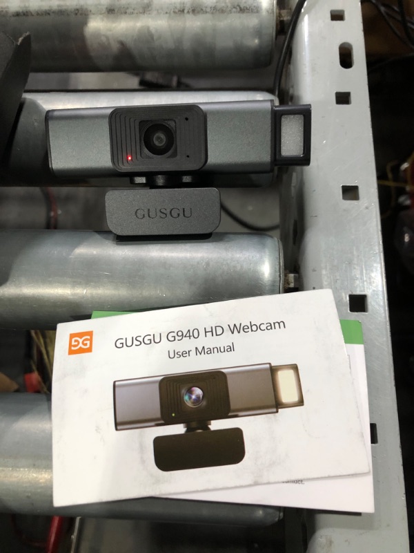 Photo 2 of GUSGU 2K QHD Webcam with Sony Sensor, G940 Web Camera gray