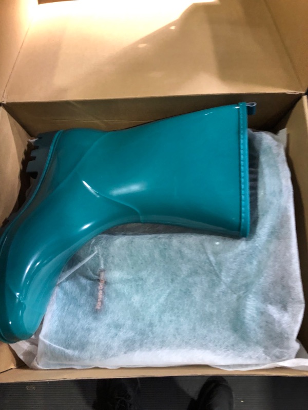 Photo 2 of planone Mid Calf Waterproof Rain Boots  8.5 Copper Green