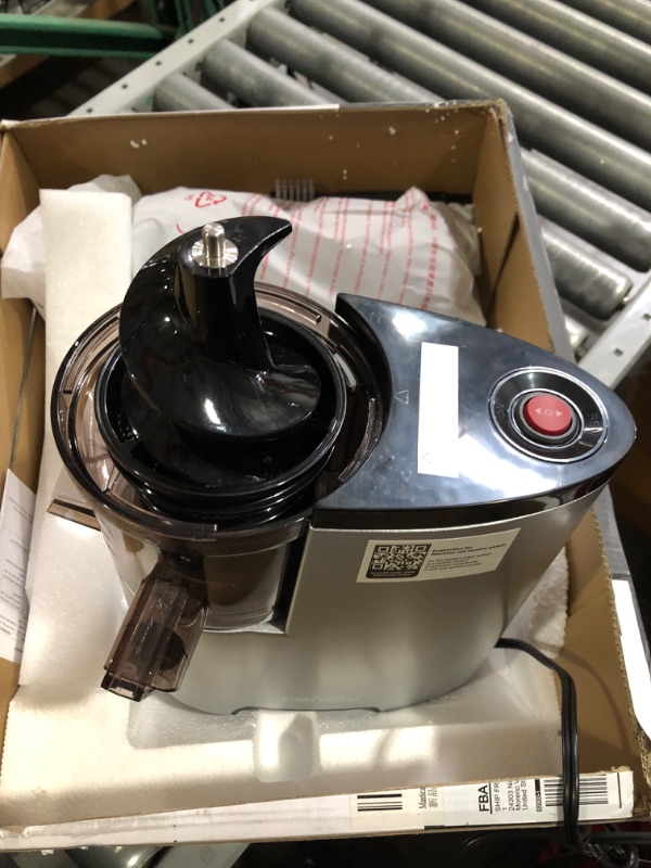 Photo 2 of **FOR PARTS**Masticating Juicer, 300W Professional Slow Juicer with 3.5-inch (88mm) Large Feed Chute 