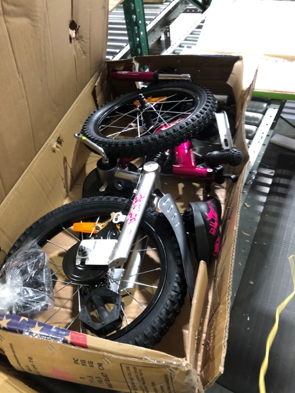 Photo 2 of [READ NOTES]
JOYSTAR 16 18 20 Inch Kids' Bike for Kids Ages 5-13 Years Old, Dual-Suspension Kids Mountain Bike with Training Wheels or Kickstand Pink 16 Inch 