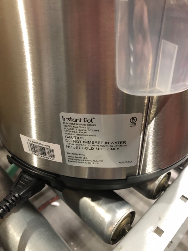 Photo 2 of Instant Pot Duo Plus 9-in-1 Electric Pressure Cooker