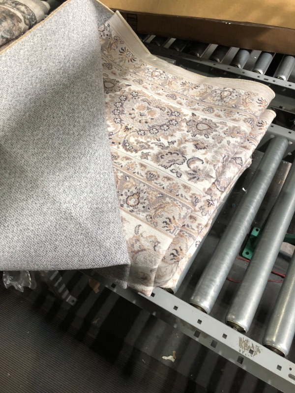 Photo 1 of Area Rug Living Room Rugs: 9x12 Oriental Persian Floral Distressed Carpet Beige