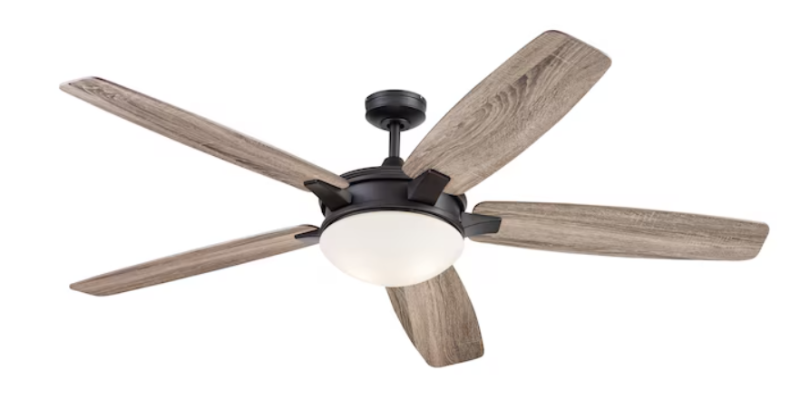 Photo 1 of **FOR PARTS**Harbor Breeze Oakham 70-in Bronze Indoor Ceiling Fan with Light and Remote (5-Blade)