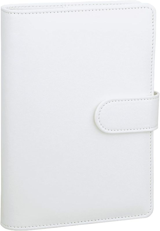 Photo 1 of A6 PU Leather Notebook Binder Refillable 6 Ring Budget Binder for A6 Filler Paper