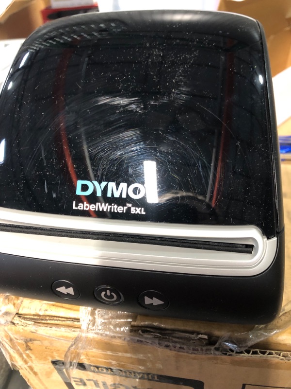 Photo 1 of DYMO LabelWriter 5XL Label Printer Bundle, Prints Extra-Wide Labels UPS, USPS and Amazon, Ebay, and More, Label Maker Printer with 5 Extra-