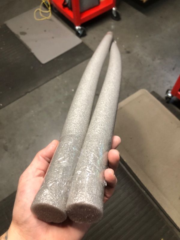 Photo 1 of 2 Pack Foam Sticks for Craft Projects 1.5 Inch x 35.8 Inch Foam Cylinders 