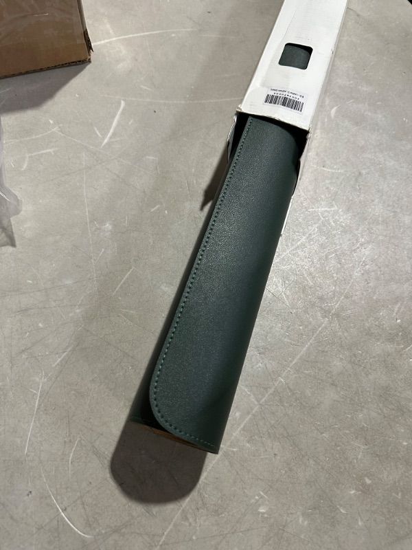 Photo 1 of Leather Desk pad Protector- Green 47.2"x17"