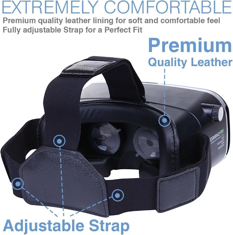 Photo 4 of [Updated & Fixed] VR Headset Game System - High Definition Virtual Reality 3D Glasses for Kids and Adults 