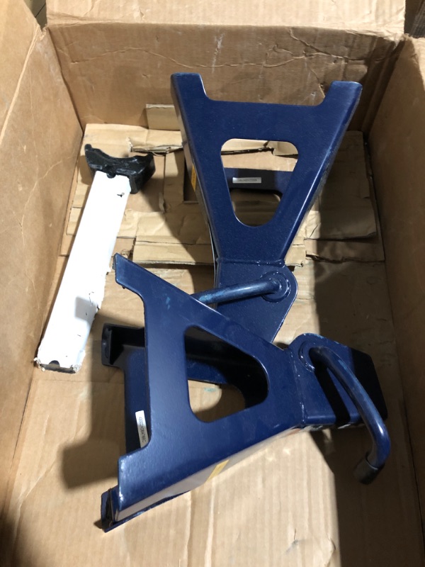 Photo 2 of **NONREFUNDABLE**FOR PARTS OR REPAIR**SEE NOTES**
TCE AT43202U Torin Steel Jack Stands: 3 Ton (6,000 lb) Capacity, Blue, 1 Pair 3 Ton (6,000 lb) Jack Stands