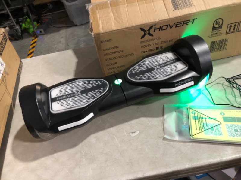 Photo 6 of ***NOT FUNCTIONAL - FOR PARTS ONLY - NONREFUNDABLE - SEE COMMENTS***
Hover-1 All-Star Hoverboard 7MPH Top Speed, 7MI Range, Dual 200W Motor, 5HR Recharge
