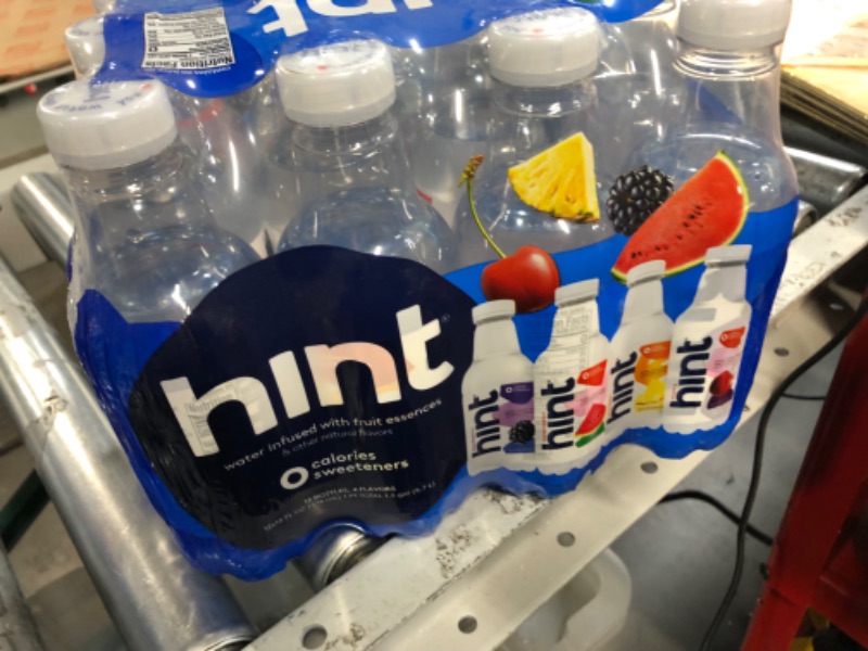 Photo 1 of *expires nov 2024* Hint Water Best Sellers Pack (Pack of 12), 16 Ounce Bottles, 3 Bottles Each 4-Flavor