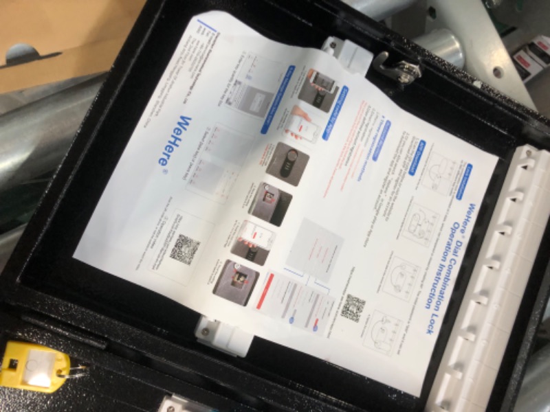 Photo 1 of WeHere 32 Key Lock Box Wall Mount, Smart Key Cabinet with APP Bluetooth/Fixed/Dynamic Password/OTP Share Unlock, Security Lockbox ERP