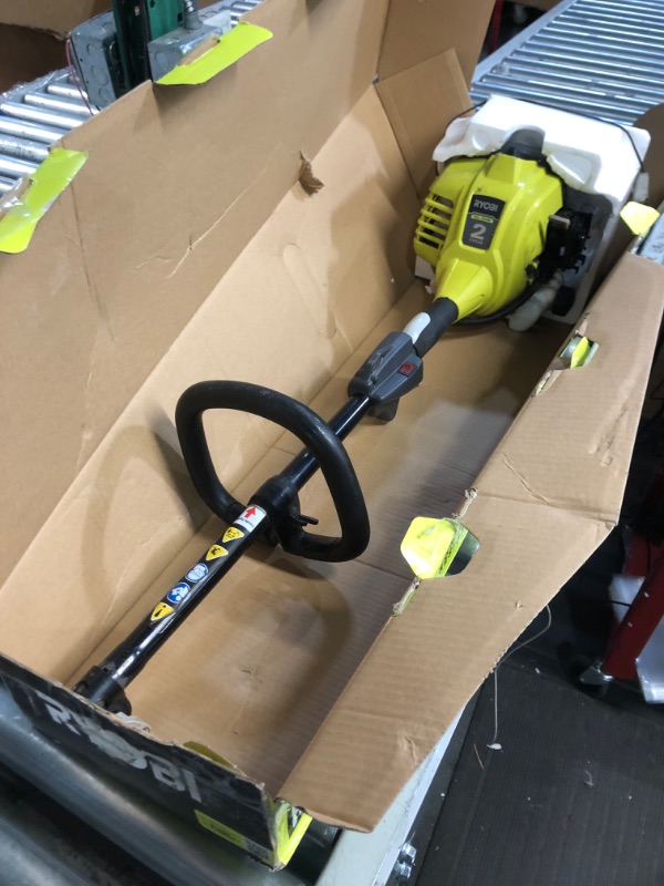 Photo 2 of **PARTS ONLY NON REFUNDABLE NO RETURNS SOLD AS IS***RYOBI 25 cc 2-Stroke Attachment Capable Full Crank Straight Gas Shaft String Trimmer