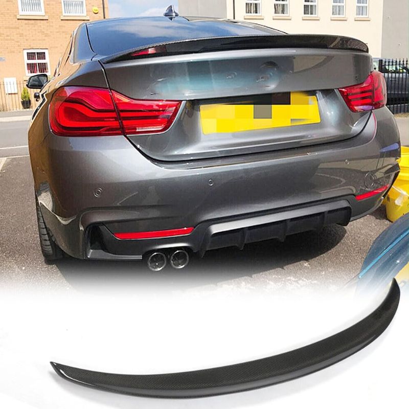 Photo 1 of MCARCAR KIT Carbon Fiber Rear Trunk Spoiler for BMW 4 Series F36 Gran Coupe 2014-2020 420i 428i 435i 440i 4Door Rear Boot Lid Highkick Wing Lip Factory Outlet (Type ?)
