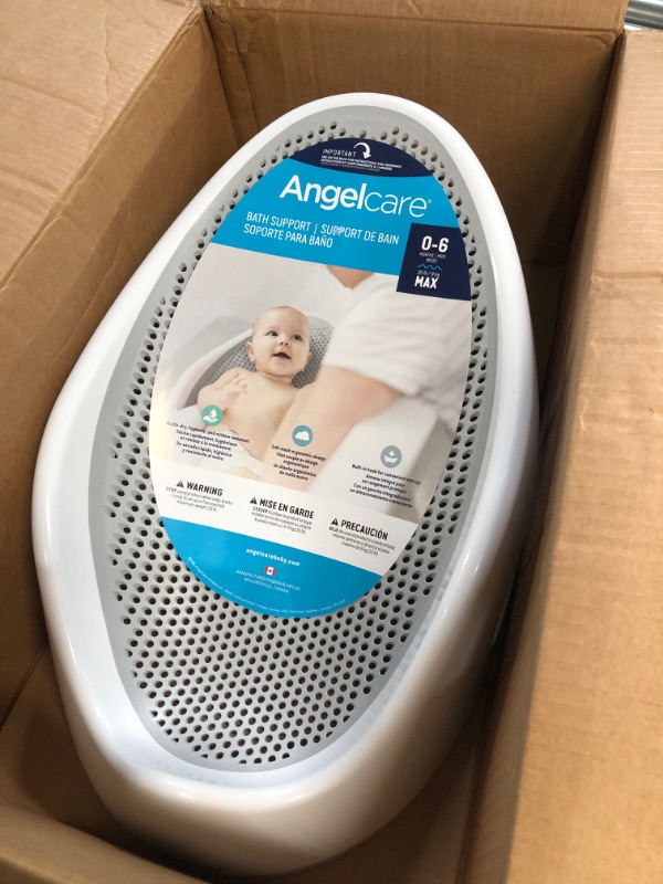 Photo 3 of Angelcare Baby Bath Support (Grey) | Ideal for Babies Less than 6 Months Old Grey