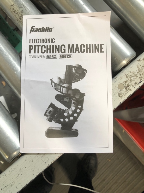 Photo 3 of **NONREFUNDABLE**FOR PARTS OR REPAIR**SEE NOTES**
Franklin Sports MLB Electronic Baseball Pitching Machine – Height Adjustable – 