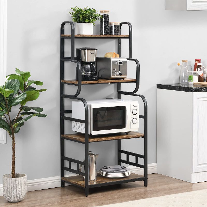 Photo 1 of **STOCK PHOTO REF*** Kitchen Bakers Rack with Storage Shelf 