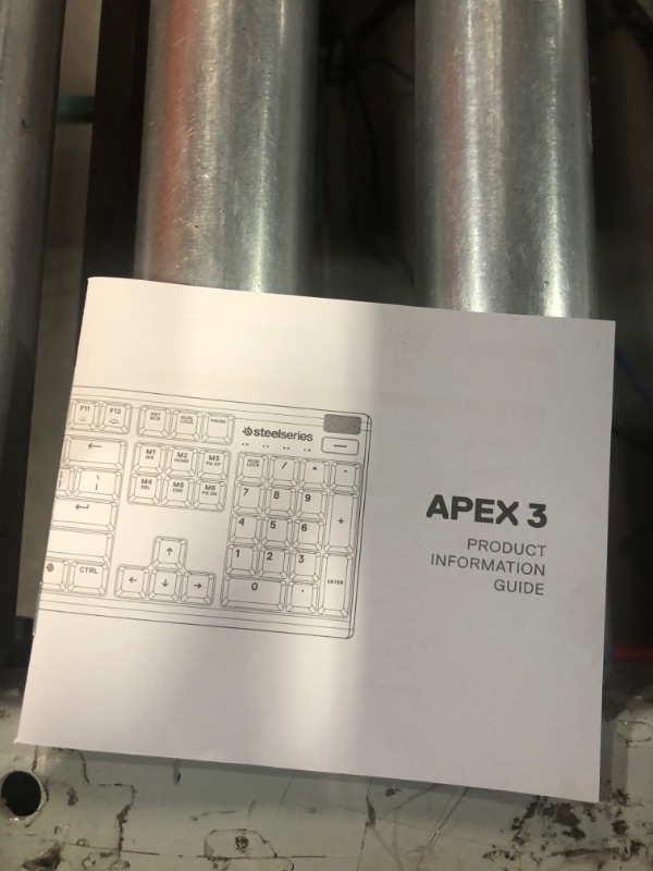 Photo 1 of SteelSeries Apex 3 TKL RGB Gaming Keyboard – Tenkeyless Compact Form Factor 