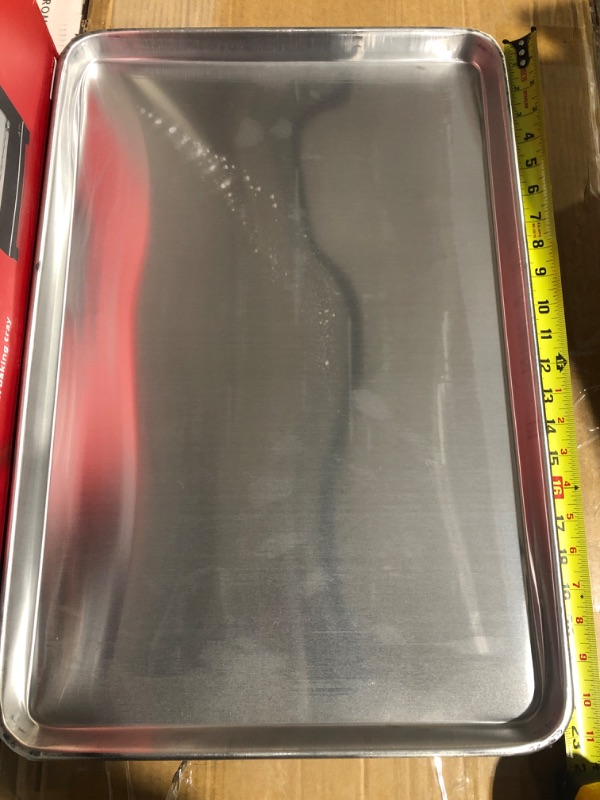 Photo 1 of * used * see all images *
12 Pcs Baking Sheet Aluminum Baking Pans Set Cookie Sheet Nonstick Sheet Pans, 23'' x 15 ''