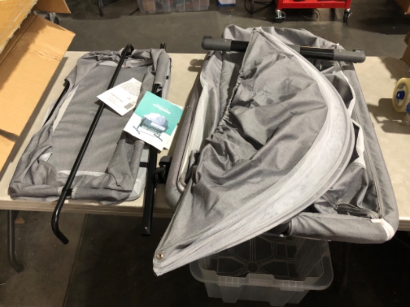 Photo 6 of ***USED - MISSING PARTS - UNABLE TO TEST - SEE COMMENTS***
GoFirst Bedside Bassinet for Baby, Bedside Sleeper with Wheels, Infant/Baby/Newborn (Light Grey)