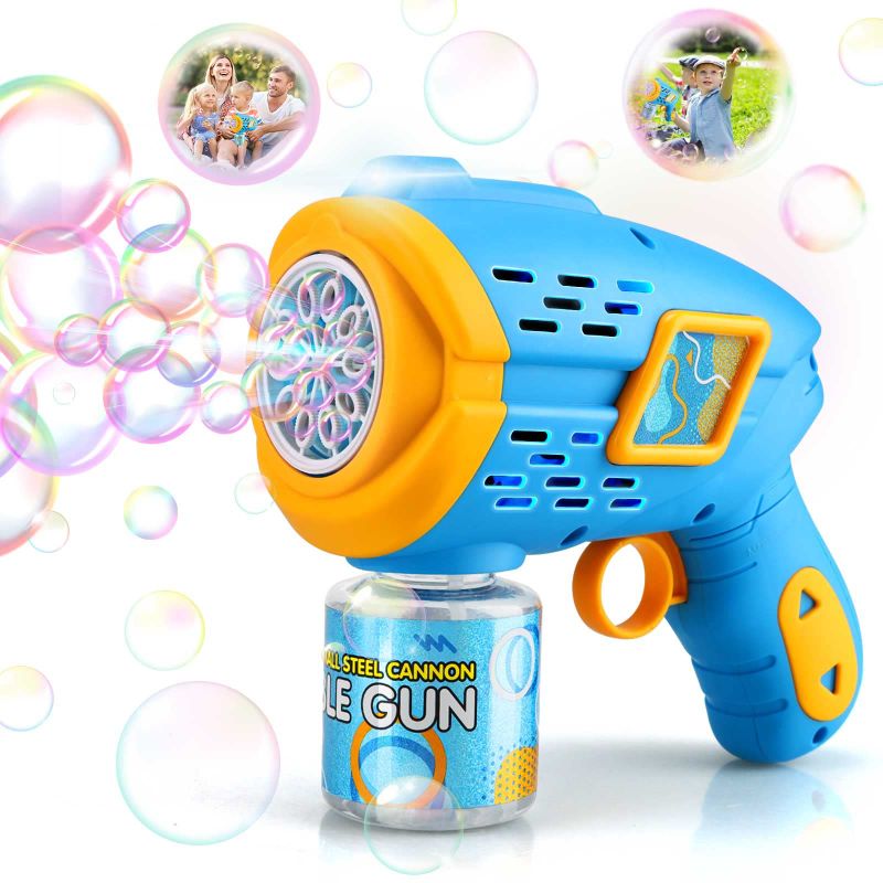 Photo 1 of Britik Bubble Machine for Kids Boys - Automatic Bubble Gun with Colorful Lights,2 pack