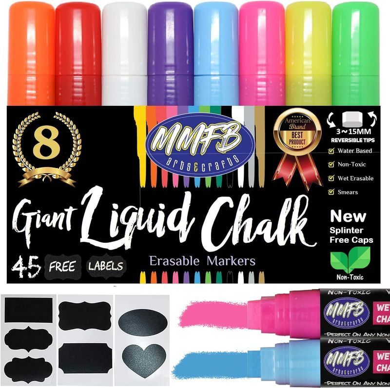 Photo 1 of MMFB Arts & Crafts Chalk Markers - Liquid Chalk Paint Pens