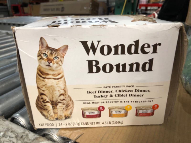 Photo 2 of Amazon Brand - Wonder Bound Wet Cat Food
beef chicken and giblet dinner