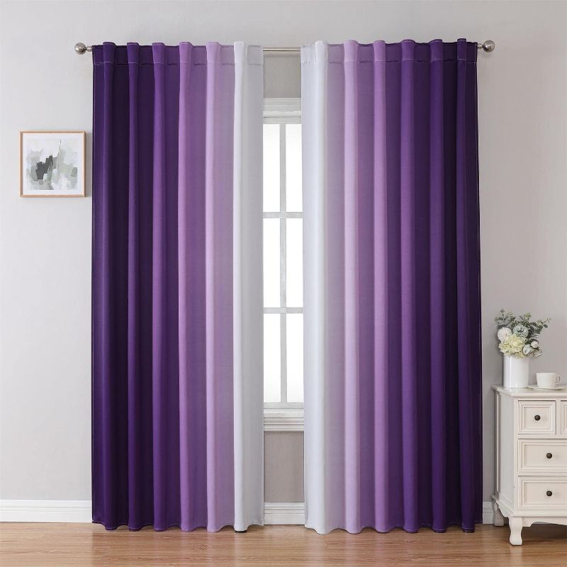 Photo 1 of (READ NOTES) MIUCO Blackout Curtains & Drapes for Bedroom Living Room 52X84