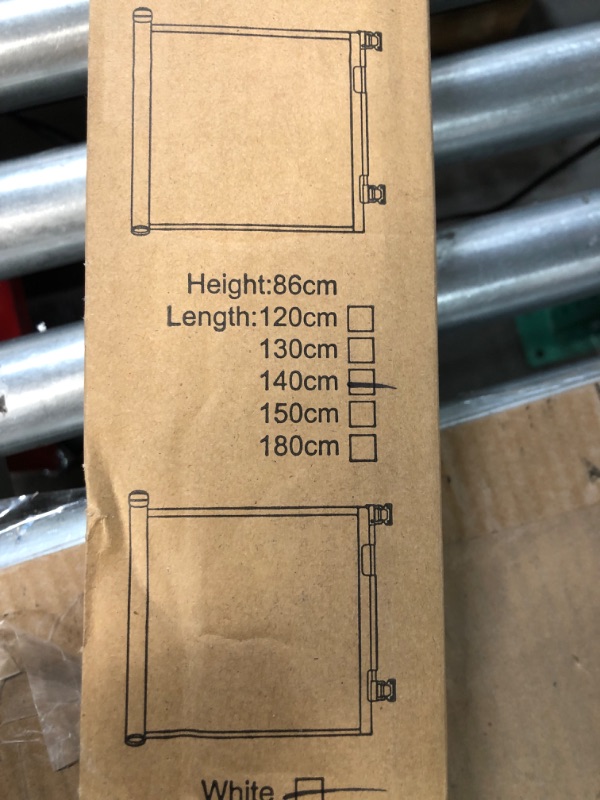 Photo 3 of Likzest Retractable Baby Gate (White)