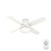 Photo 1 of **SEE NOTES**
Hunter Fan Dempsey Indoor Low Profile Ceiling Fan 52", Fresh White Finish
