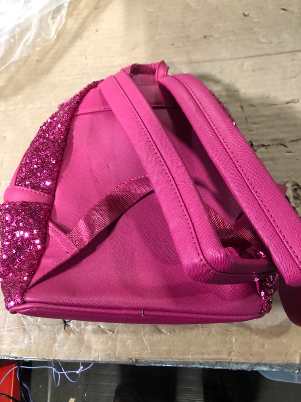 Photo 5 of Loungefly Disney Minnie Mouse Magenta Sequin Women's Backpack