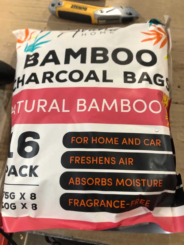 Photo 1 of (16 Pack) Bamboo Charcoal Air Purifying Bag 