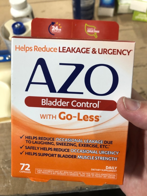 Photo 2 of AZO Bladder Control with Go-Less Daily Supplement 72 Capsules