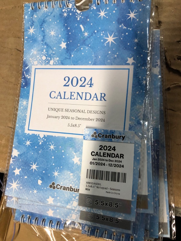 Photo 2 of CRANBURY Mini Wall Calendar 2024 3PK