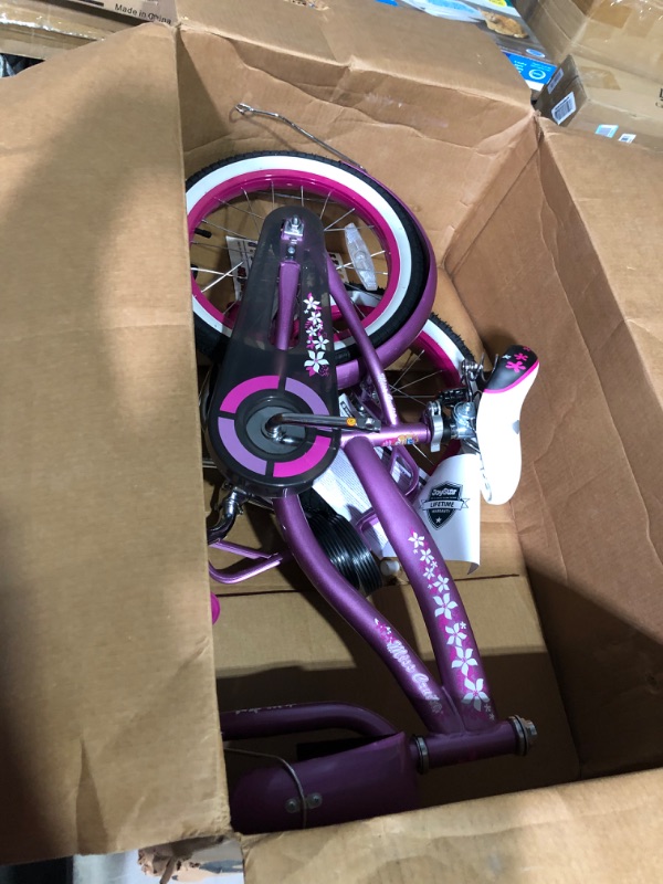 Photo 8 of ***USED - MISSING PARTS - FRONT FENDER BENT - SEE PICTURES***
JOYSTAR 12" Wheel Kids Cruiser Bike for Ages 2-7 Years Old Girls & Boys