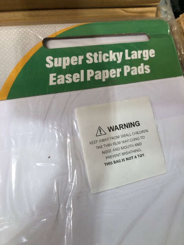 Photo 1 of CREGEAR Easel Paper Pad, Sticky Flip Chart Paper 25 x 30 Inches, Large Easel Papers 