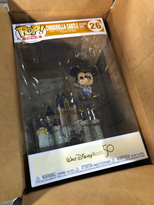 Photo 4 of Funko POP Town: Walt Disney World 50th - Cinderella Castle with Mickey Mouse, Multicolor, 4 inches, (58965)