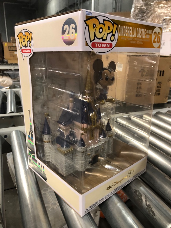 Photo 3 of Funko POP Town: Walt Disney World 50th - Cinderella Castle with Mickey Mouse, Multicolor, 4 inches, (58965)