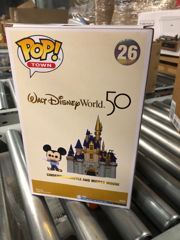 Photo 2 of Funko POP Town: Walt Disney World 50th - Cinderella Castle with Mickey Mouse, Multicolor, 4 inches, (58965)