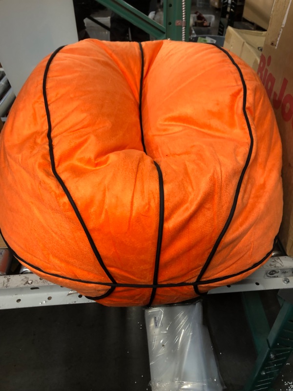 Photo 2 of * SEE NOTES * Big Joe Sports Ball Bean Bag Chair, Basketball Plush, Soft Polyester, 2.5 feet Basketball Sports Balls