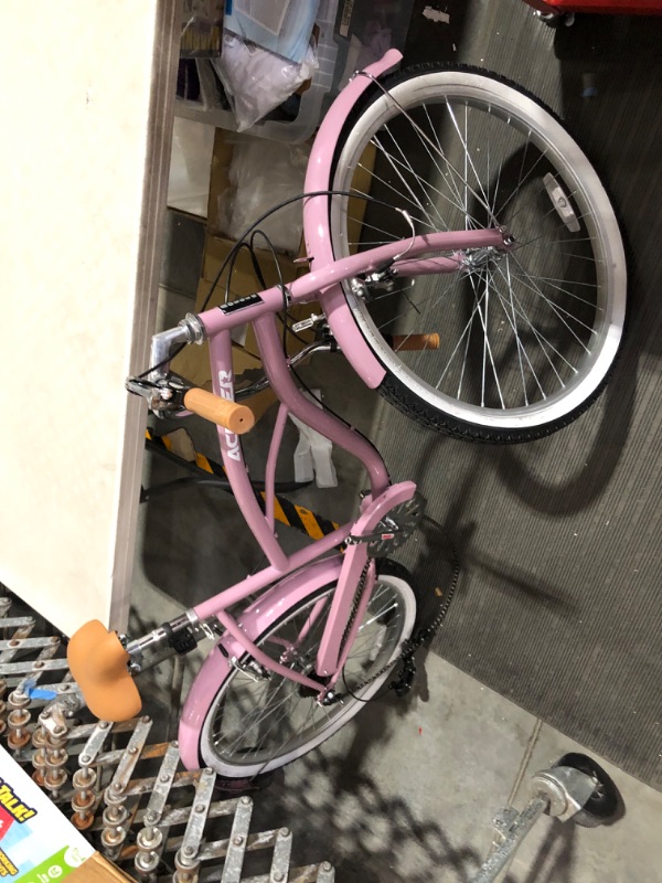 Photo 5 of ***NOT FUNCTIONAL - FOR PARTS ONLY - NONREFUNDABLE - SEE COMMENTS***
ACEGER 26 Inch Beach Cruiser Bike for Women, Single Speed and 7 Speed, Pink