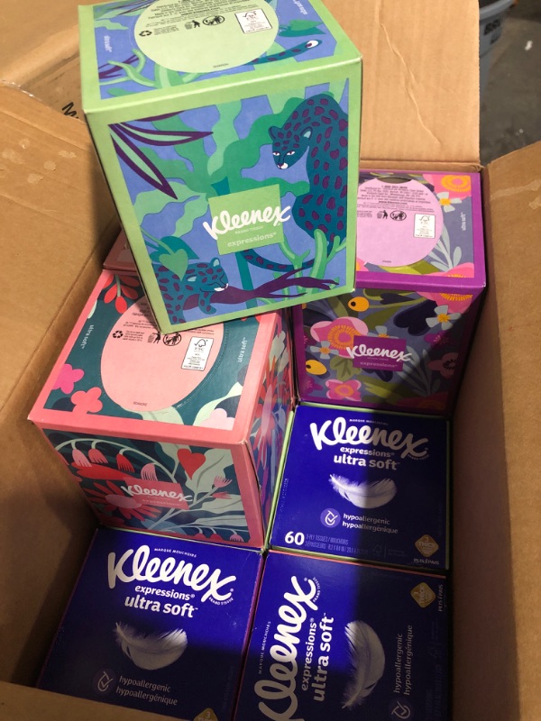 Photo 3 of * 16 boxes total * see all images *
Kleenex Expressions Ultra Soft Facial Tissues,