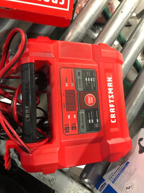 Photo 5 of CRAFTSMAN CMXCESM162 15A 6V/12V Automotive Battery Charger and Maintainer