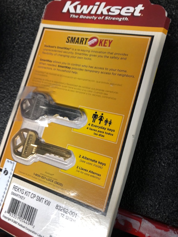 Photo 3 of Kwikset 83262-001 SmartKey Re-keying Kit 1 Pack