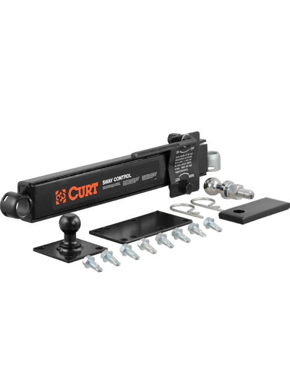 Photo 1 of ***USED - MISSING MOUNTING HARDWARE***
CURT 17200 Trailer Anti-Sway Bar Control Kit , Black