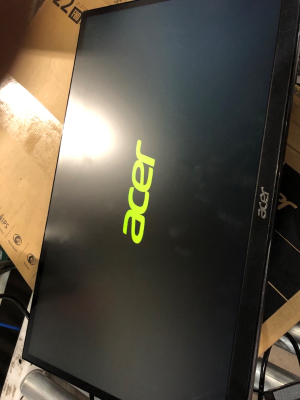 Photo 2 of Acer 21.5 Inch Full HD (1920 x 1080) IPS Ultra-Thin Zero Frame Computer Monitor (HDMI & VGA Port), SB220Q bi