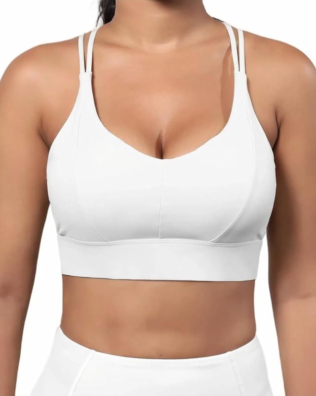 Photo 1 of Grace Form Sports Bra for Women with Padding Medium Support Push Up Padded Brown