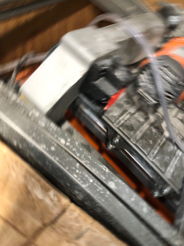 Photo 3 of ***NOT FUNCTIONAL - FOR PARTS ONLY - NONREFUNDABLE - SEE COMMENTS***
RIDGID 9 Amp Corded 7 in. Wet Tile Saw with Stand