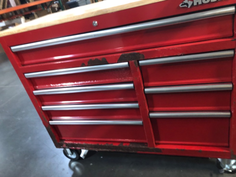 Photo 2 of  STOCK IMAGE ONLY

HUSKY 42-Inch 7-Drawers Rolling Tool Chest, RED